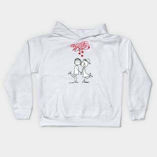 Valentine's Day Kids Hoodie